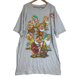 Vintage Disney’s Snow  White And The Seven Dwarfs Sleeper T Shirt OS Deadstock